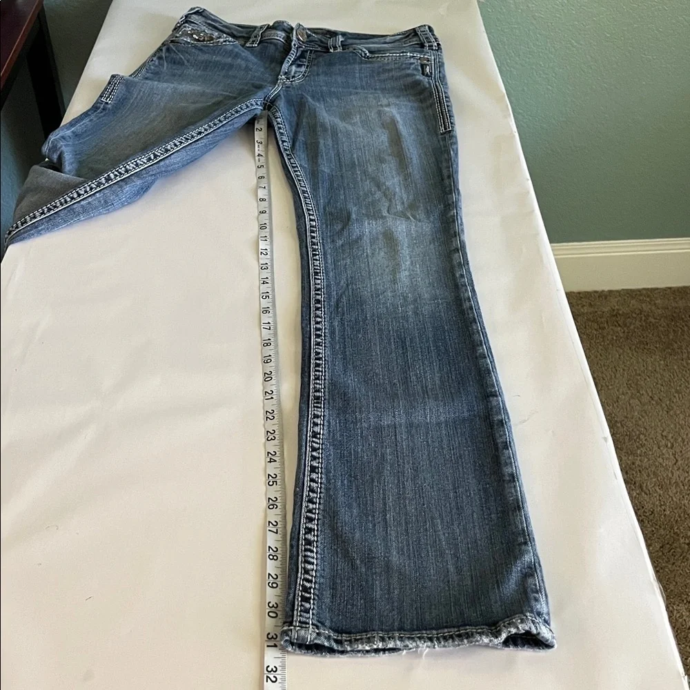 Silver Jeans front zipper